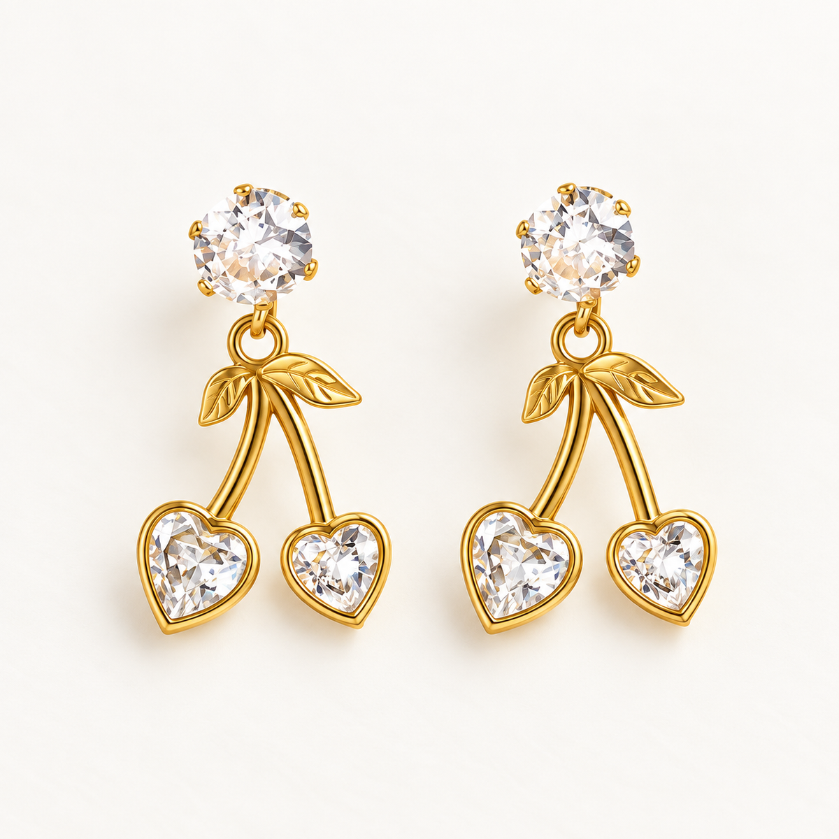 Cherry Drop Earrings