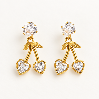 Cherry Drop Earrings