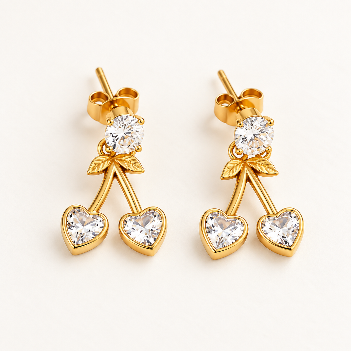 Cherry Drop Earrings