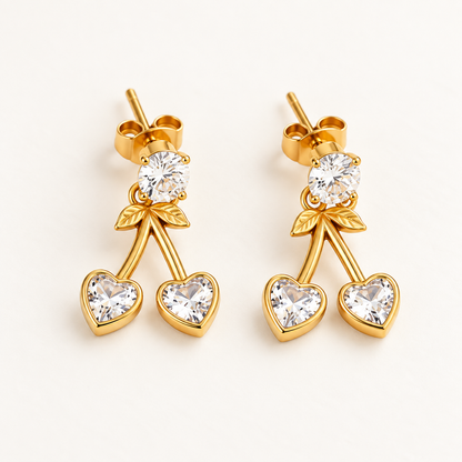 Cherry Drop Earrings