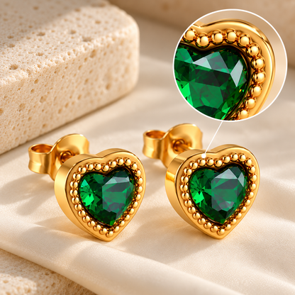 Avenza Heart Earrings