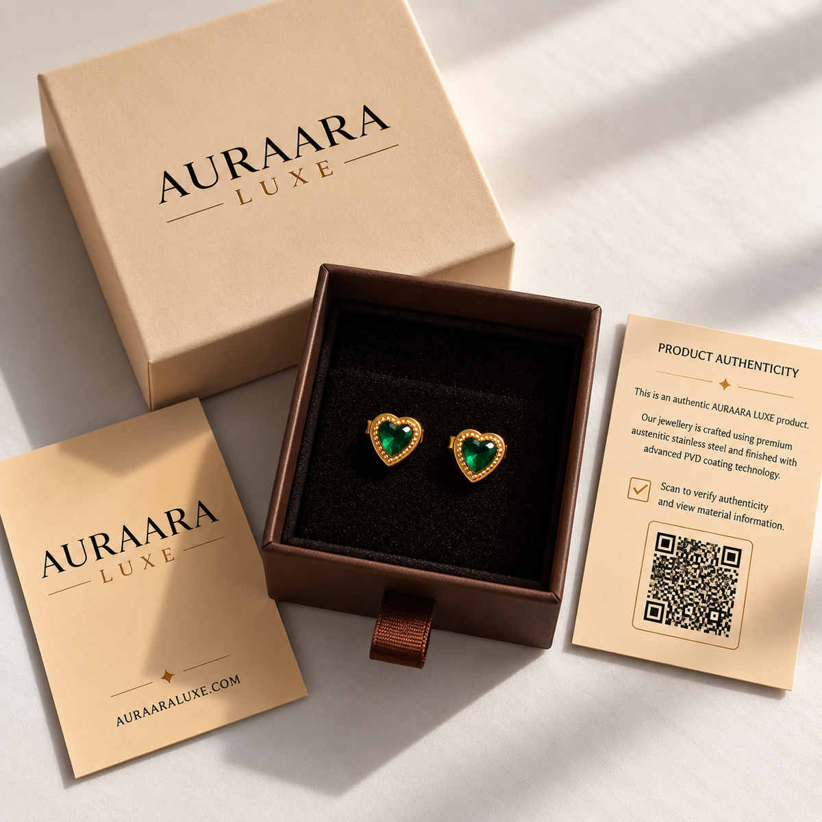 Avenza Heart Earrings
