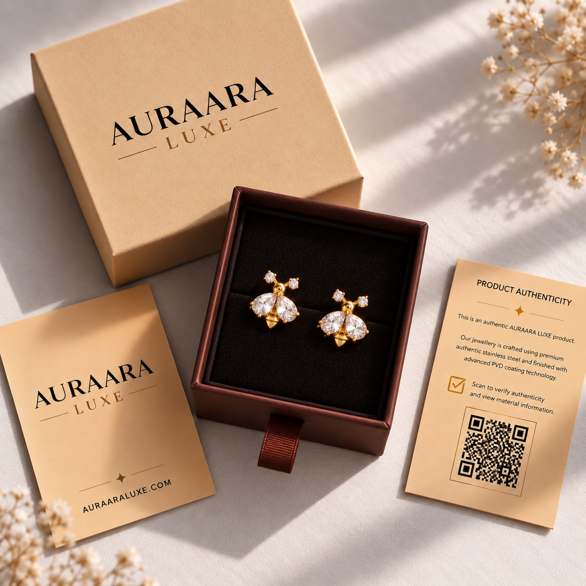 Bee Stud Earrings