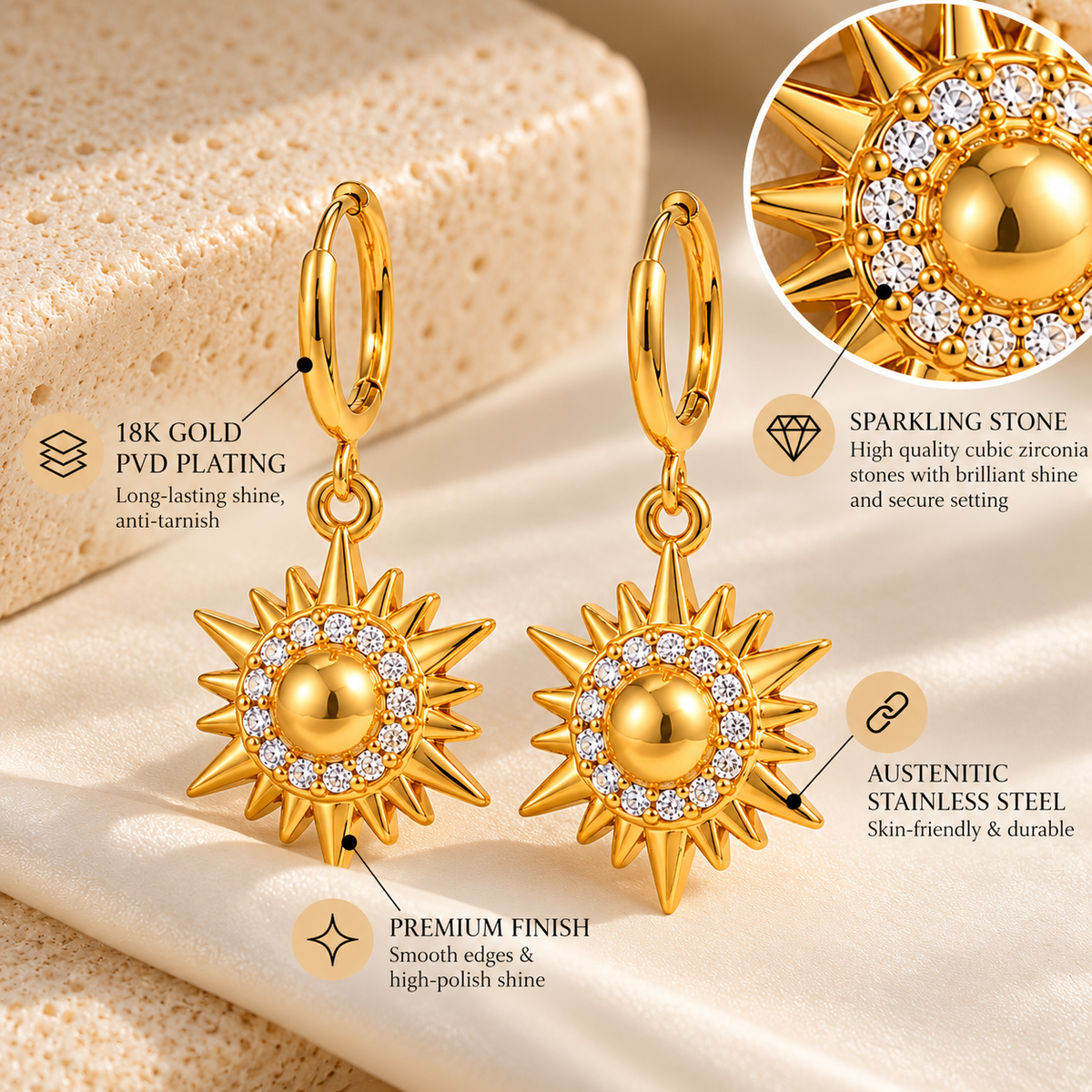 Solstice Spark Earrings