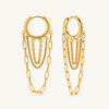 Chainfall Hoops Earrings