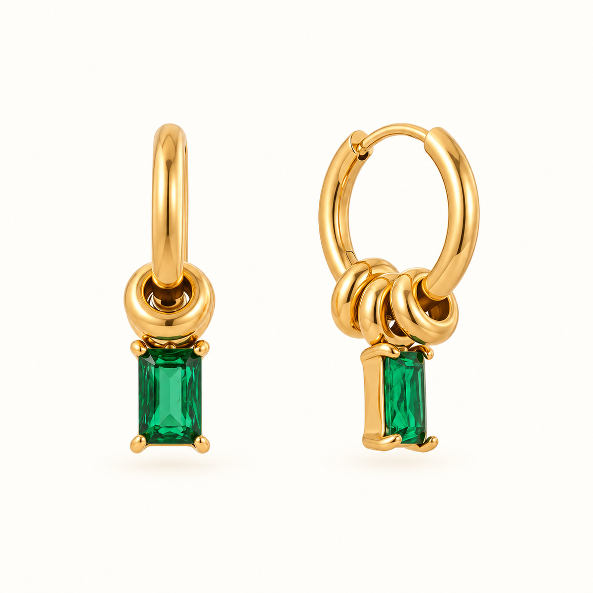 Emerald Drop Earrings