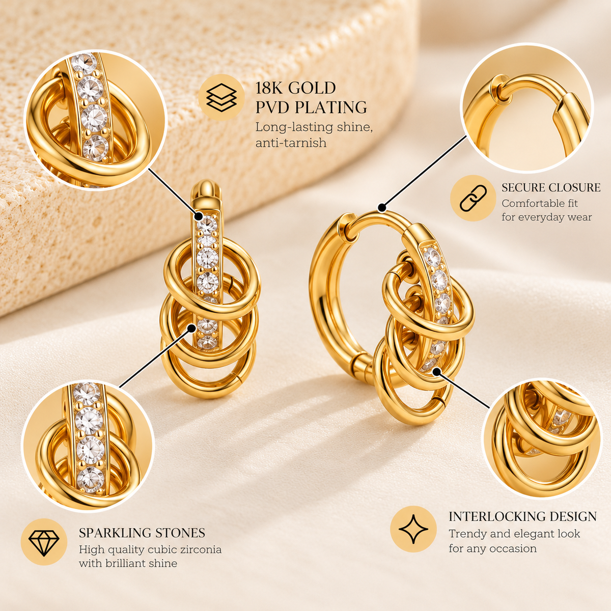 Luxe Knot Earrings