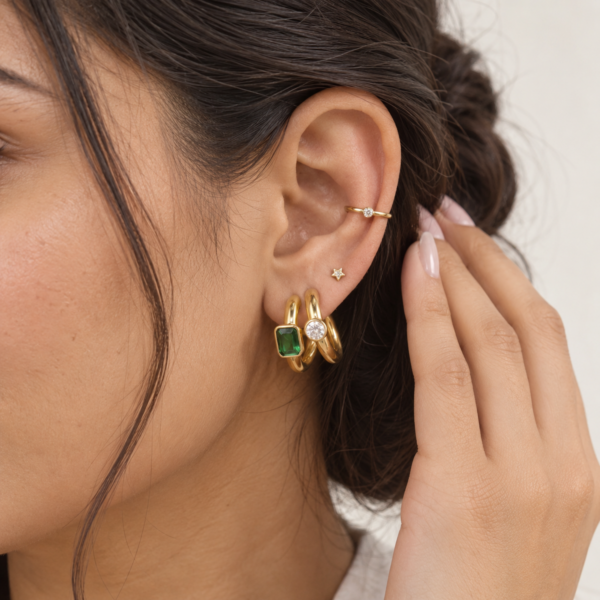 Duo Hoops Earrings
