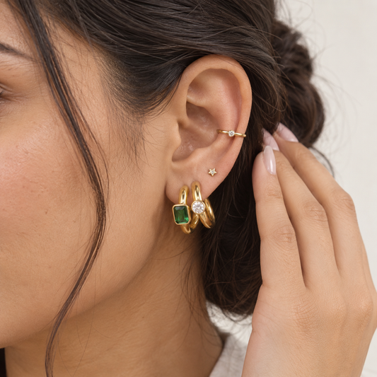 Duo Hoops Earrings