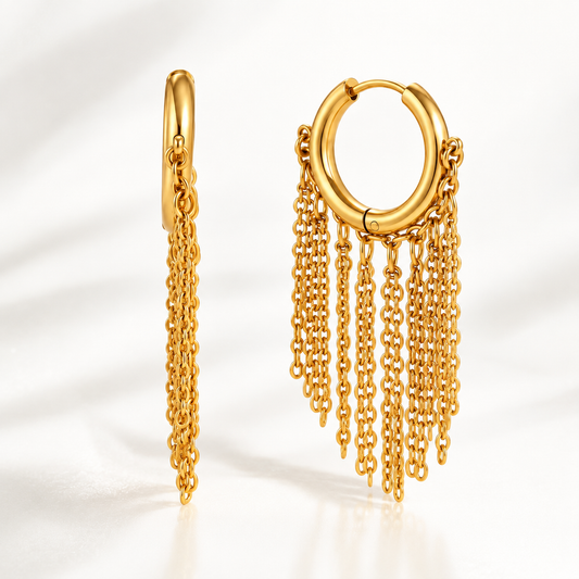 Cascade Chain Earrings