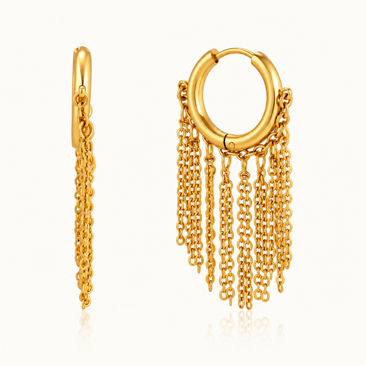 Cascade Chain Earrings