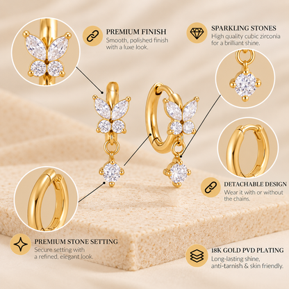 Butterfly Gleam Earrings