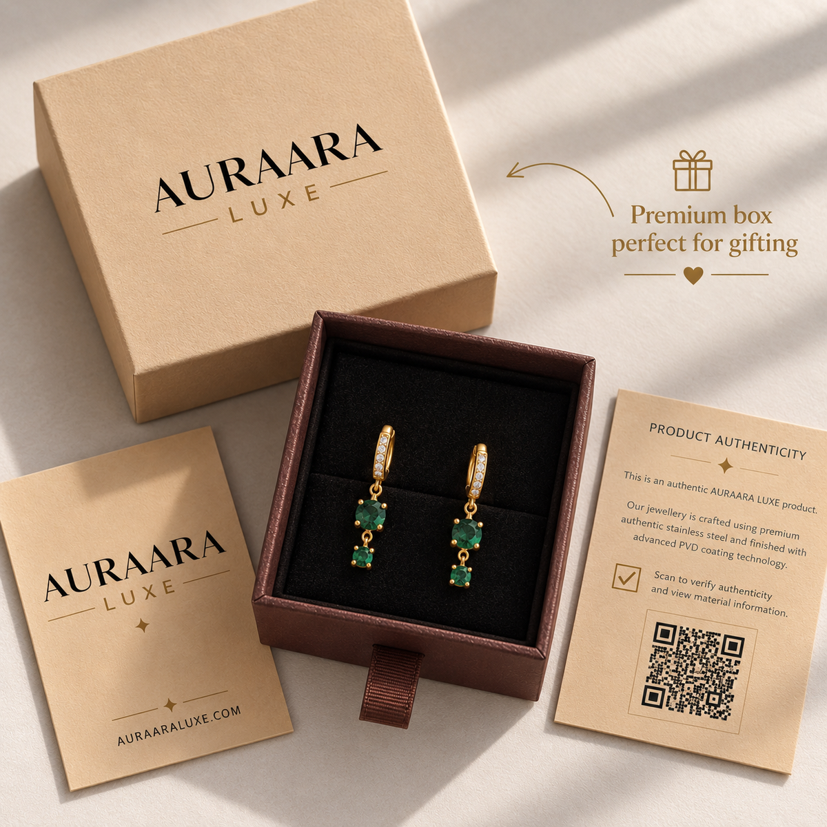 Verdelle Drops Earrings