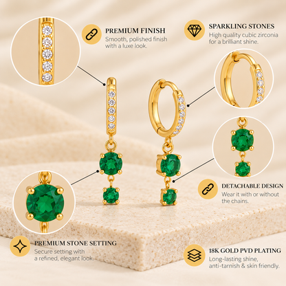Verdelle Drops Earrings