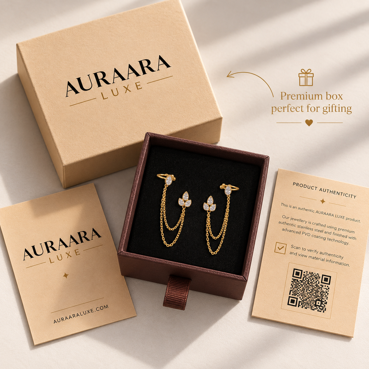 Petaline Chains Earrings