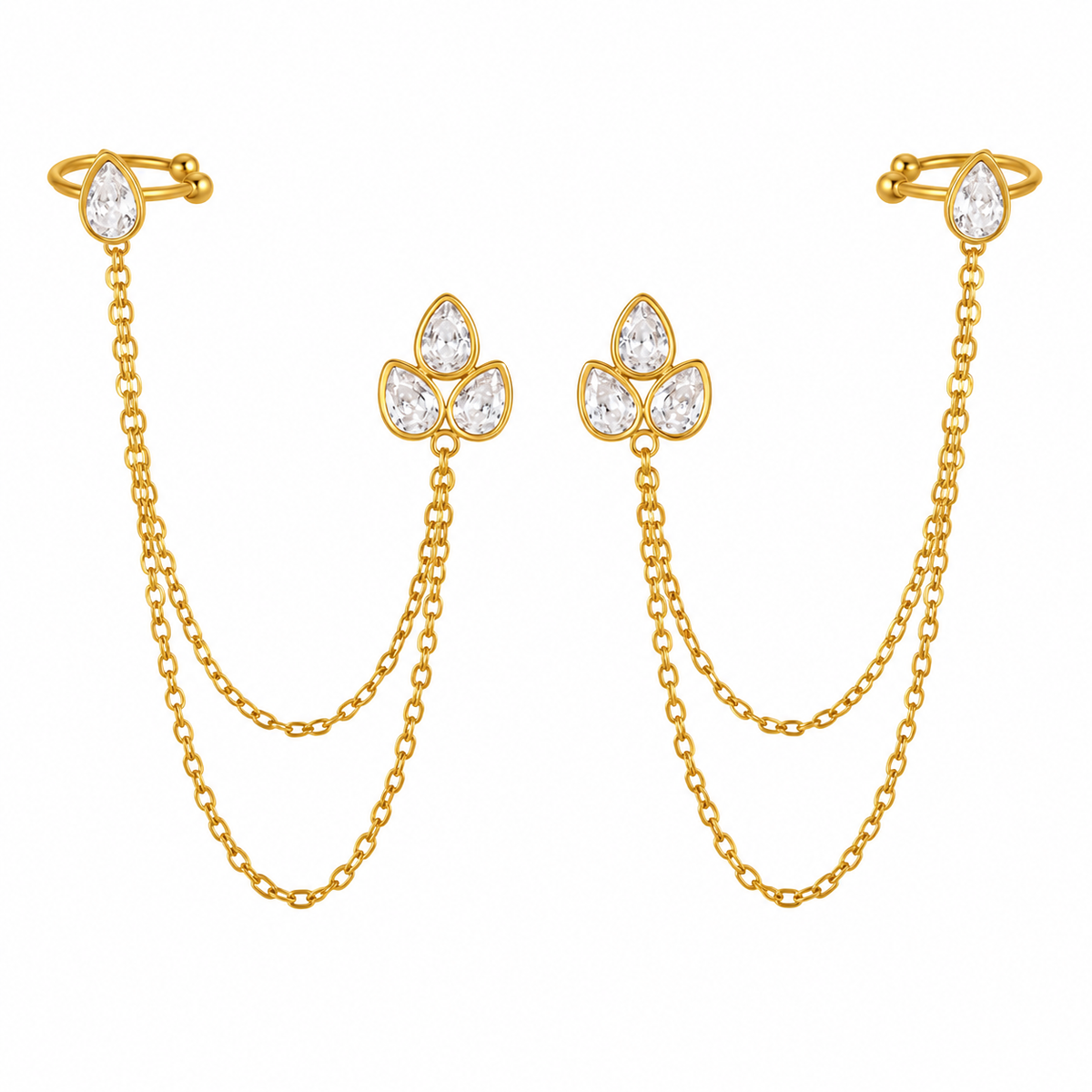 Petaline Chains Earrings