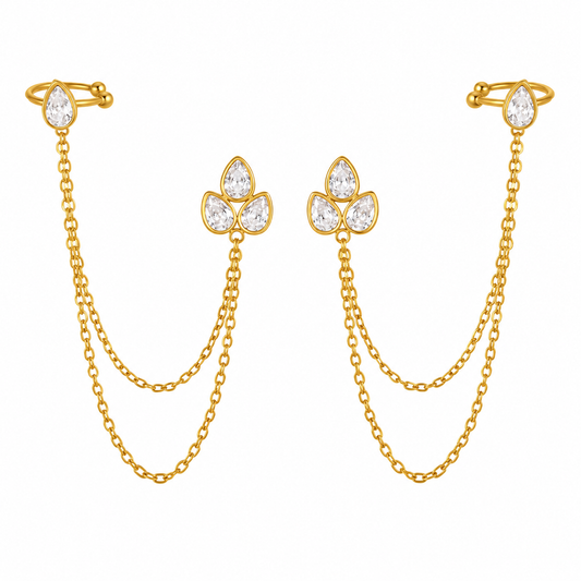 Petaline Chains Earrings