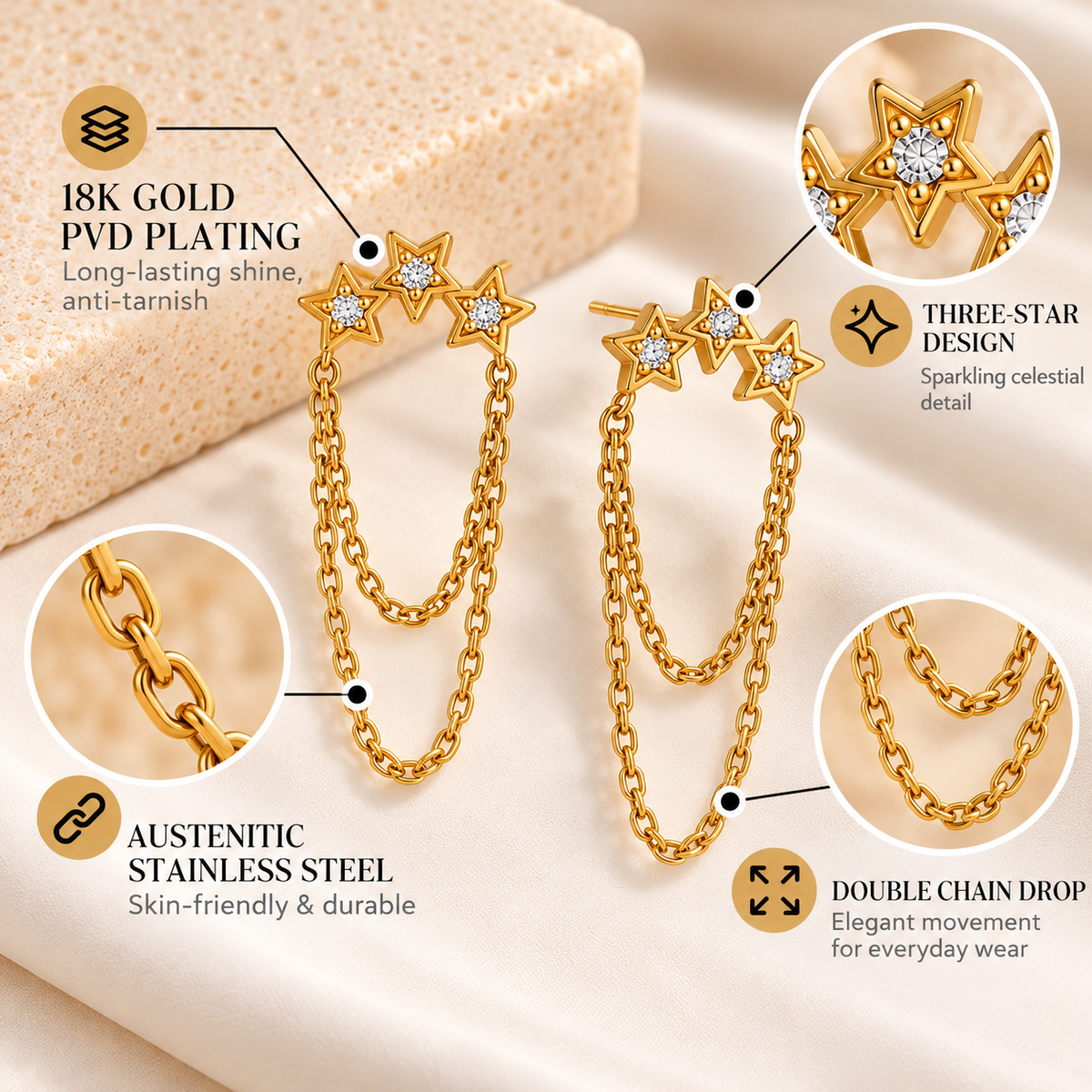 Astra Loop Earrings