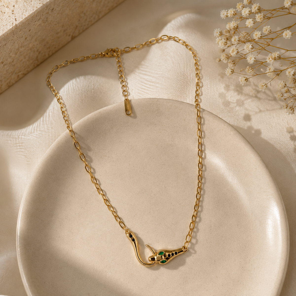 Serpentina Serpent Necklace