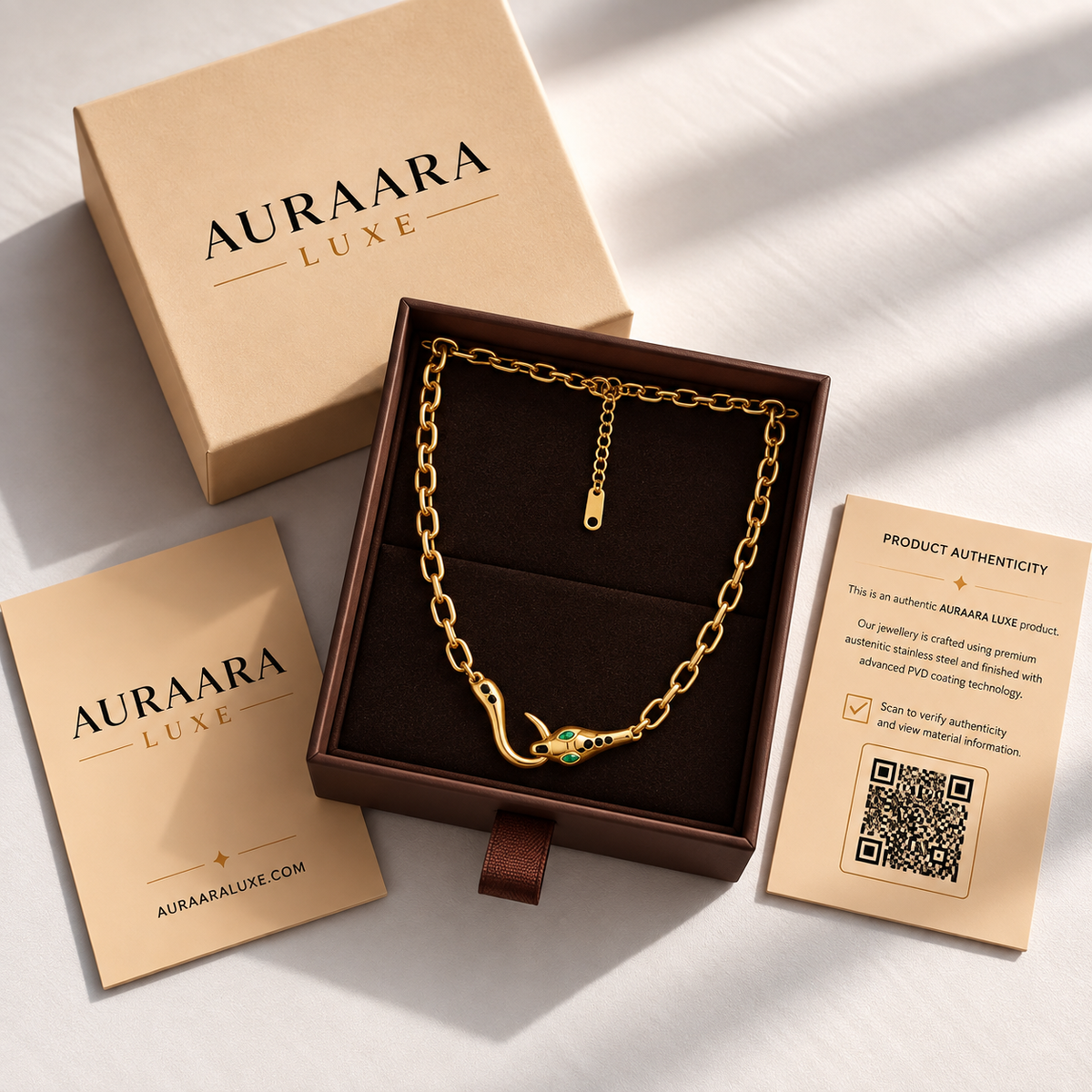 Serpentina Serpent Necklace