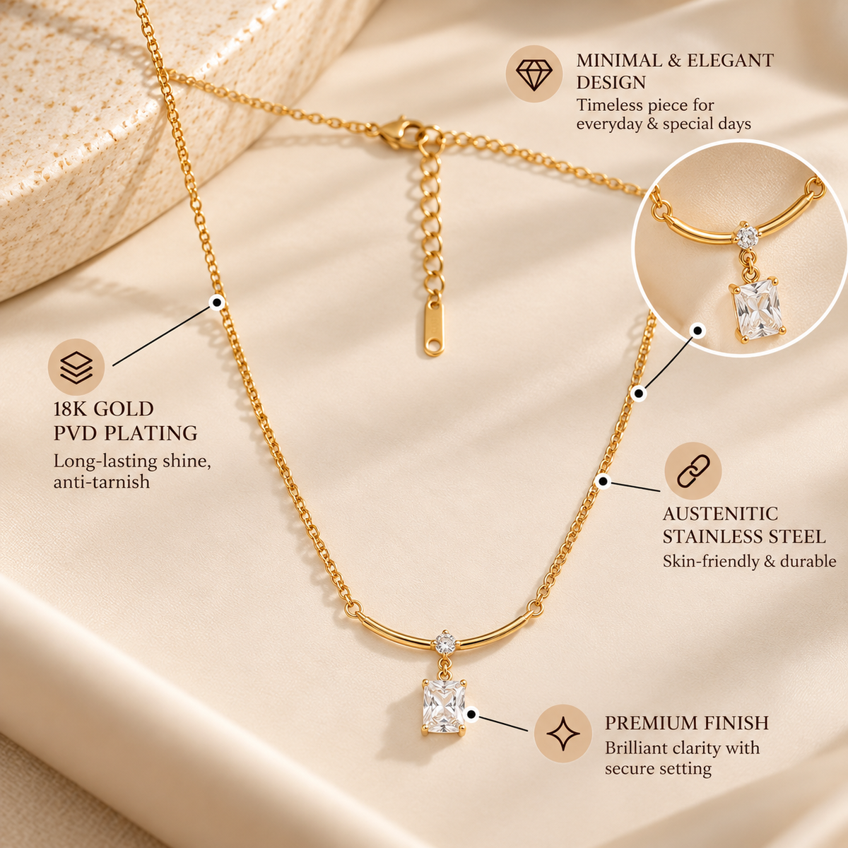 Lumi Drop Necklace