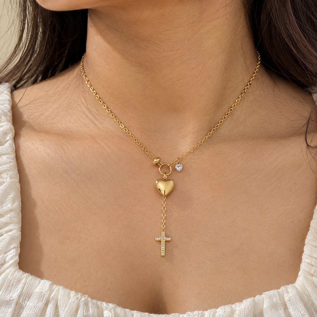 Cora Cross Necklace