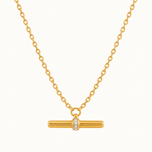 Elara Bar Necklace