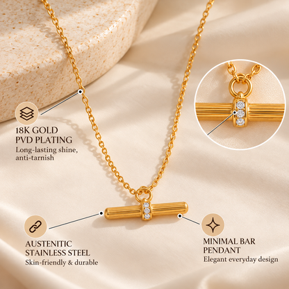 Elara Bar Necklace
