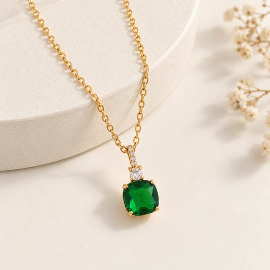Emerald Glow Necklace