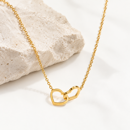Twin Heart Necklace