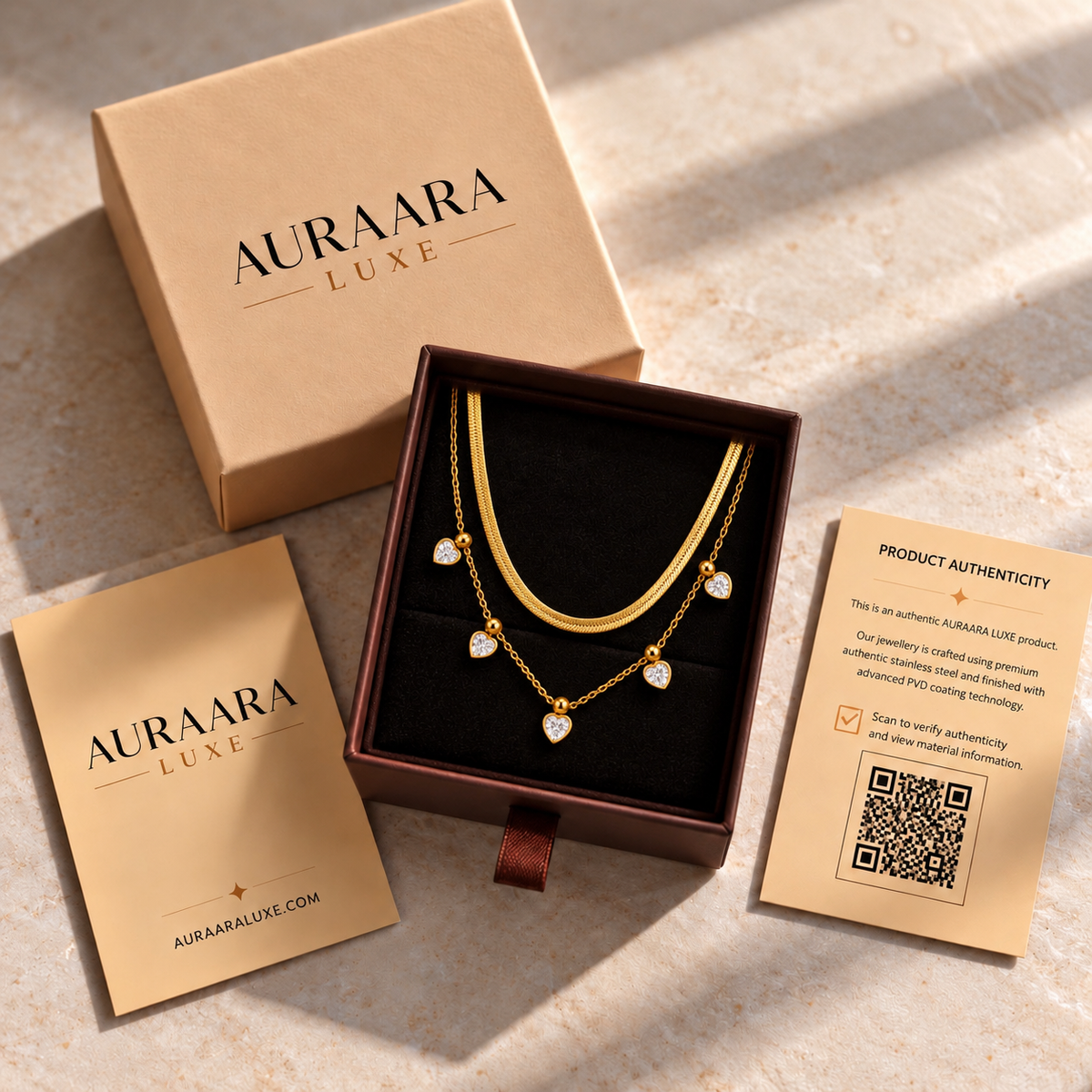 Heartline Duo Necklace