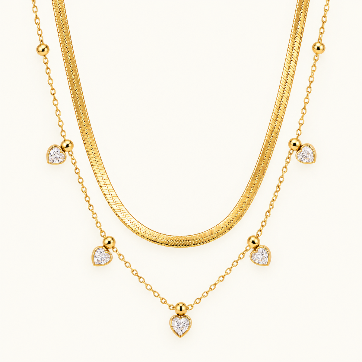 Heartline Duo Necklace