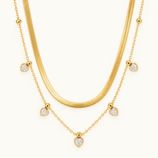 Heartline Duo Necklace