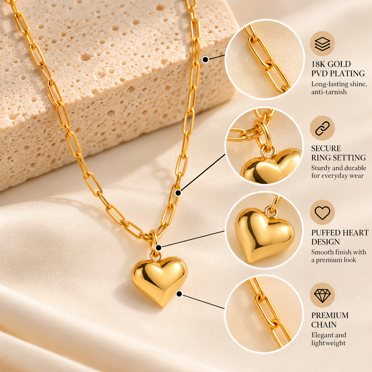 Amora Heart Necklace