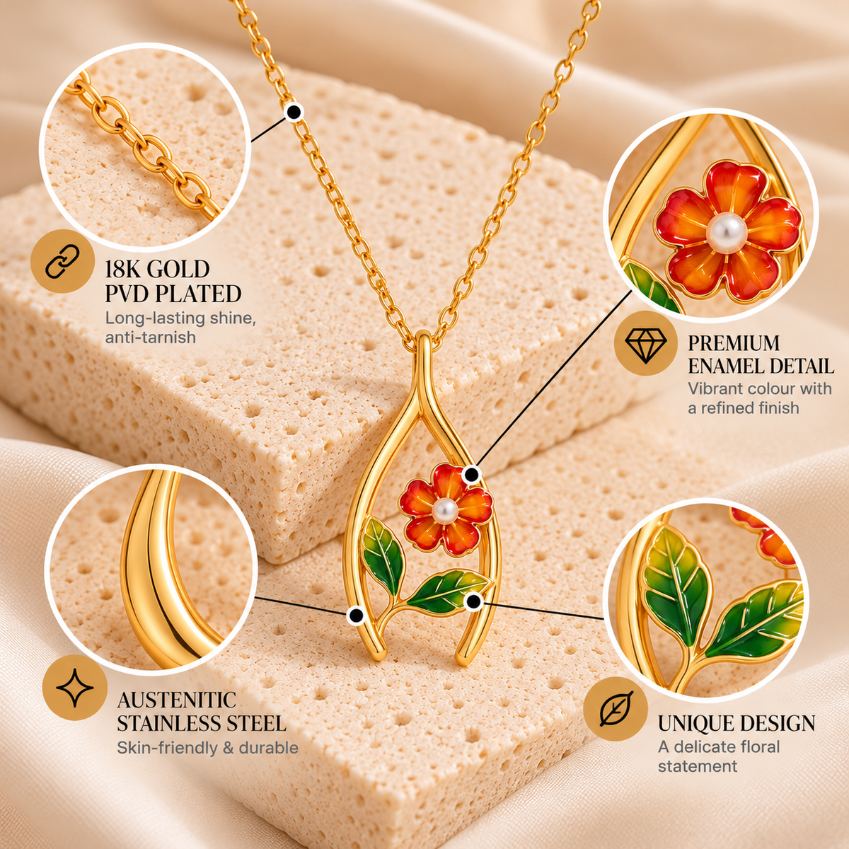 Bloom Floral Necklace