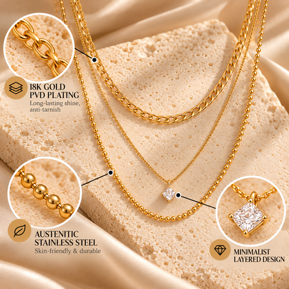 Aureline Cascade Necklace