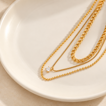 Aureline Cascade Necklace