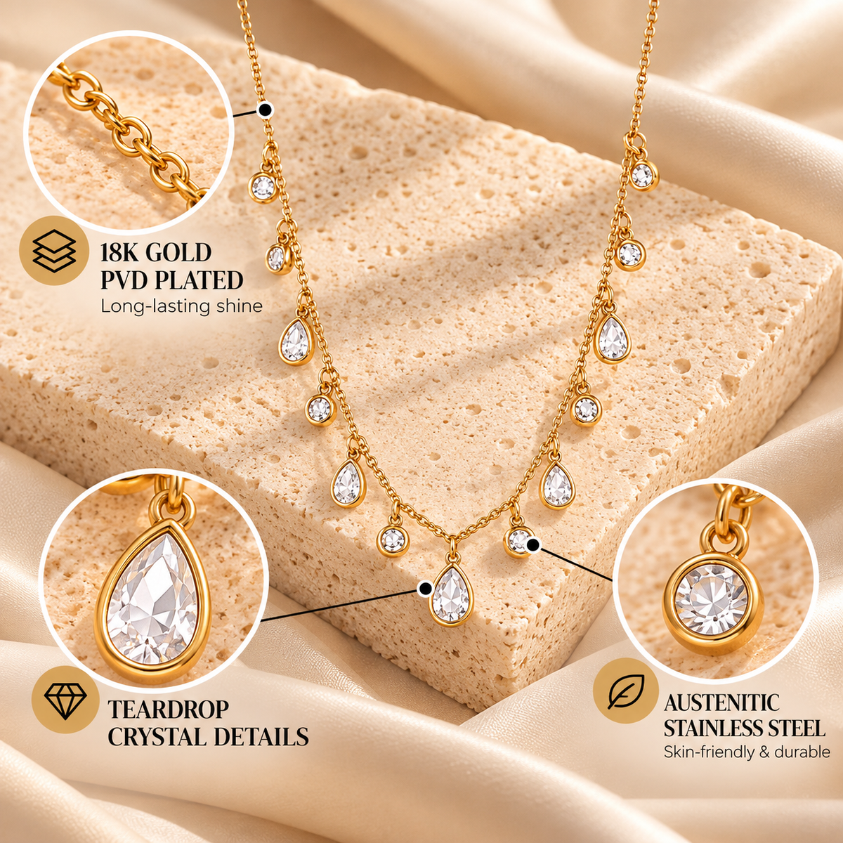 Lunelle Drip Necklace