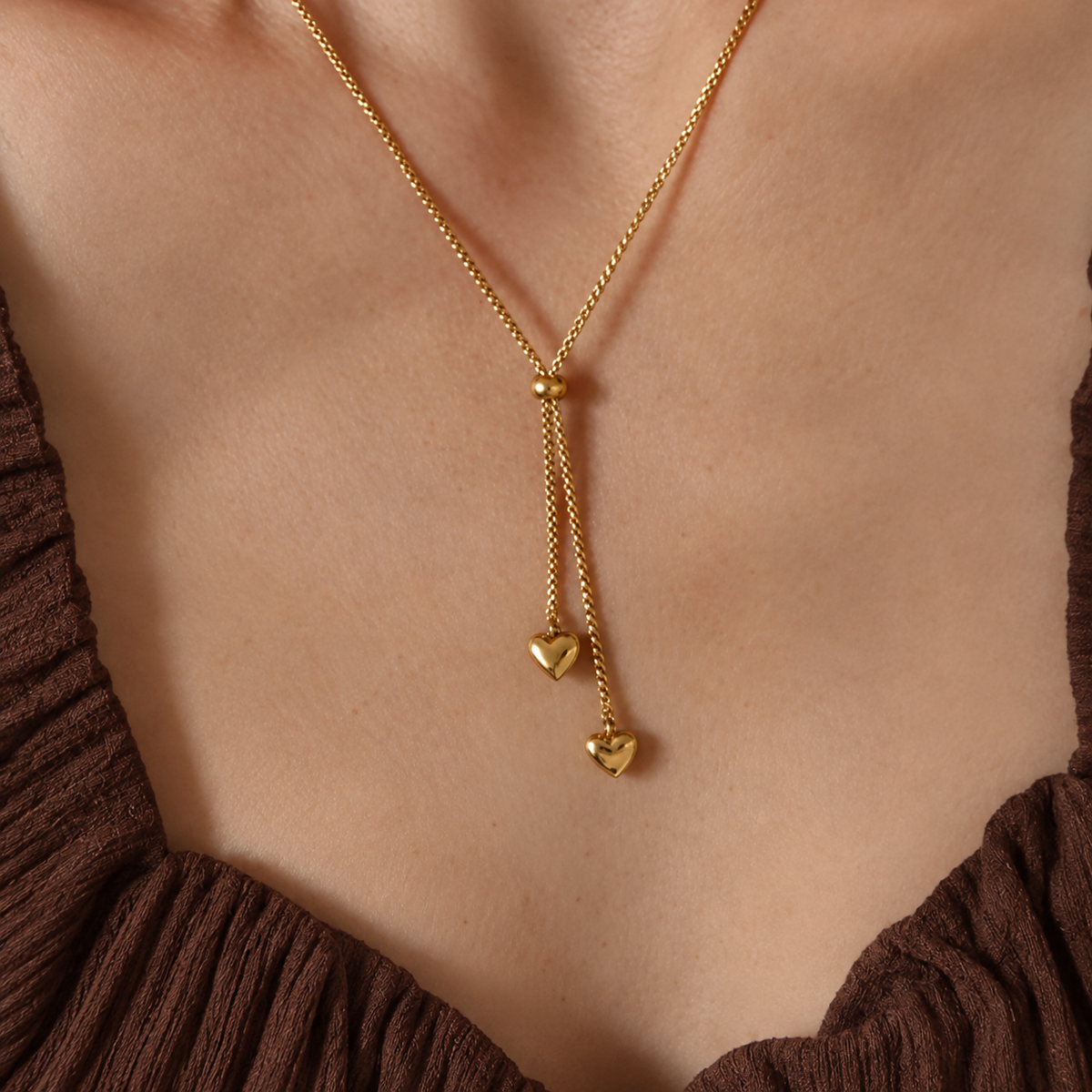 Heart Slider Necklace