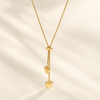 Heart Slider Necklace