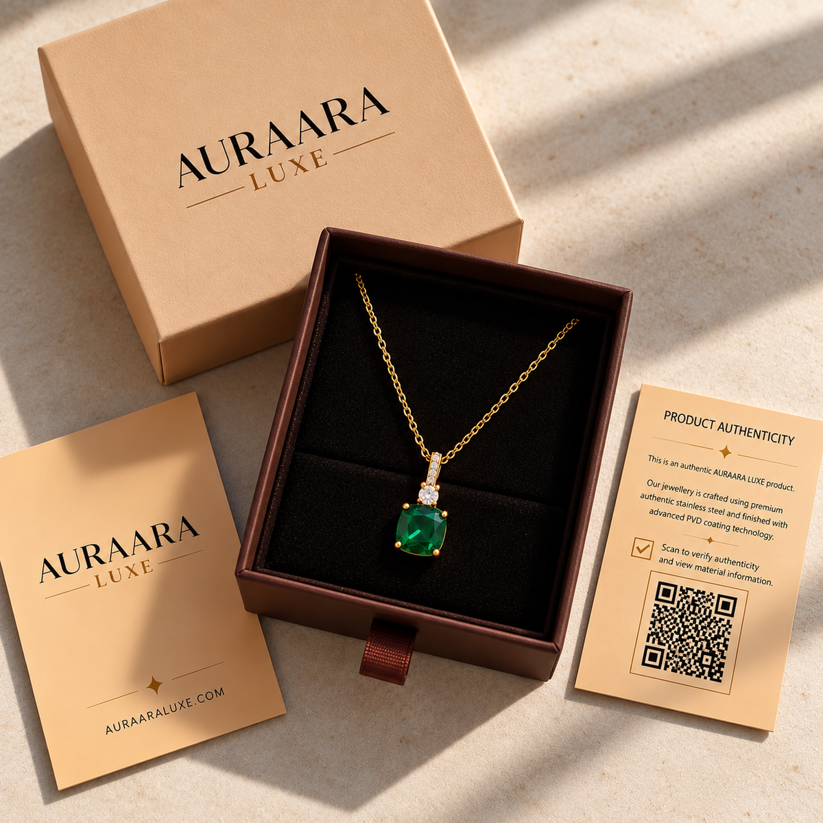 Emerald Glow Necklace