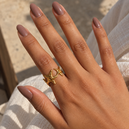 Celestial Star Open Ring