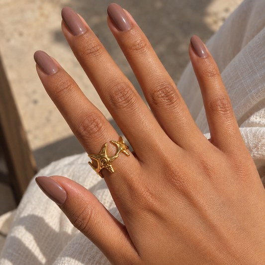 Celestial Star Open Ring