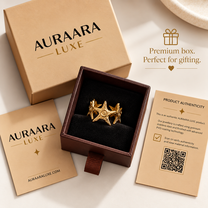 Celestial Star Open Ring