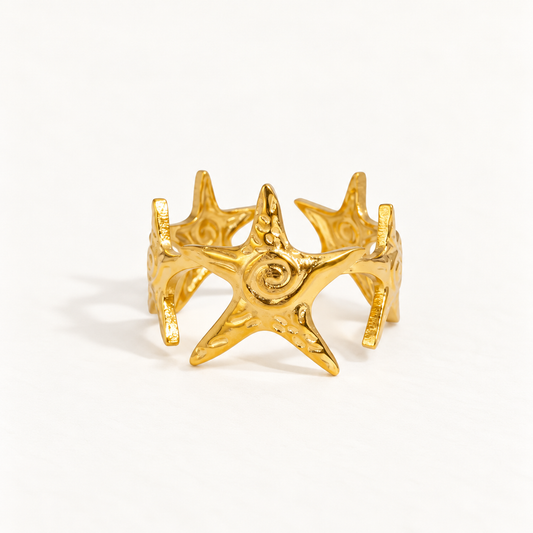 Celestial Star Open Ring