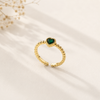 Emerald Heart Ring
