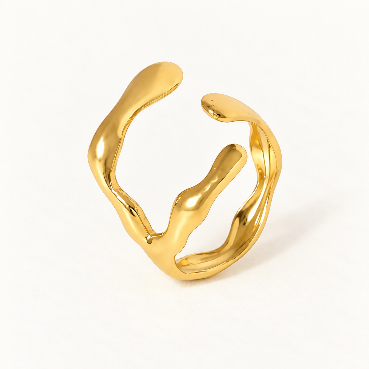 Molten Wave Ring