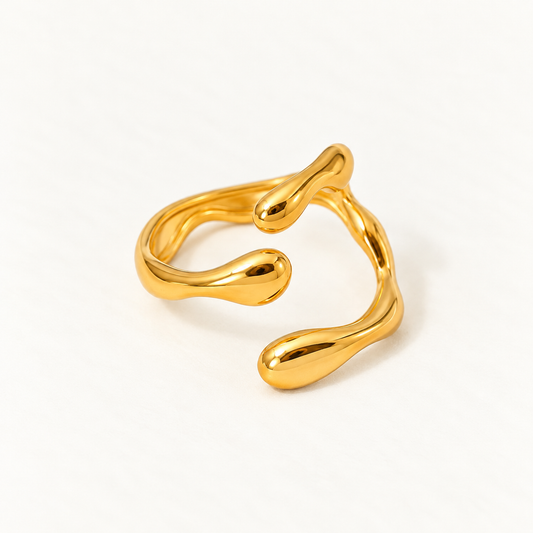 Molten Wave Ring