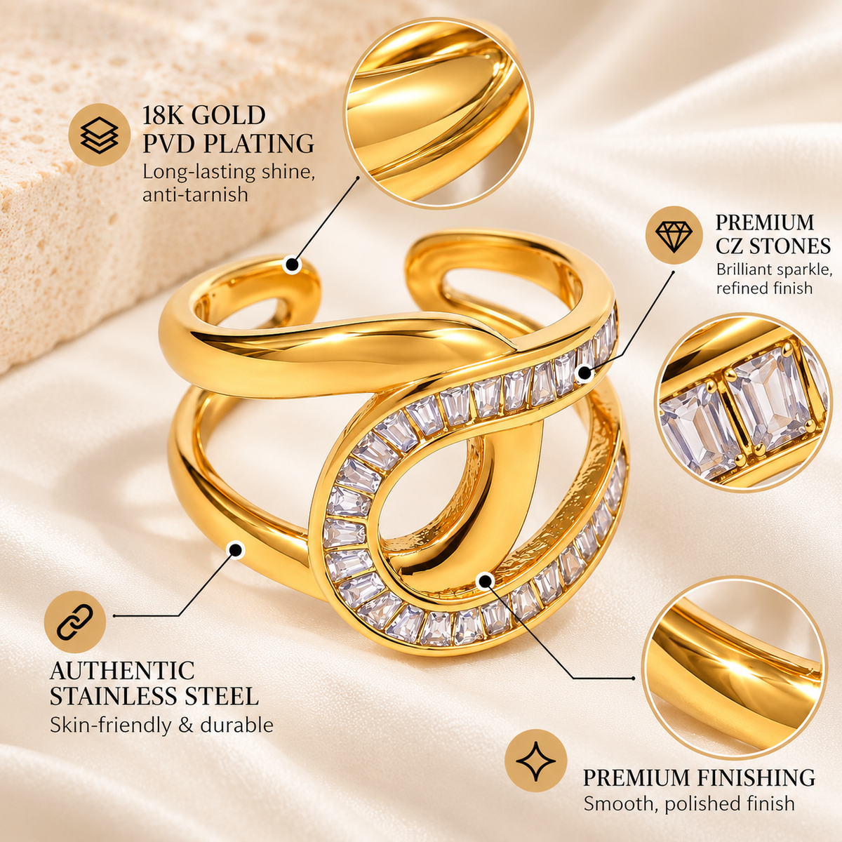 Lumière Loop Ring
