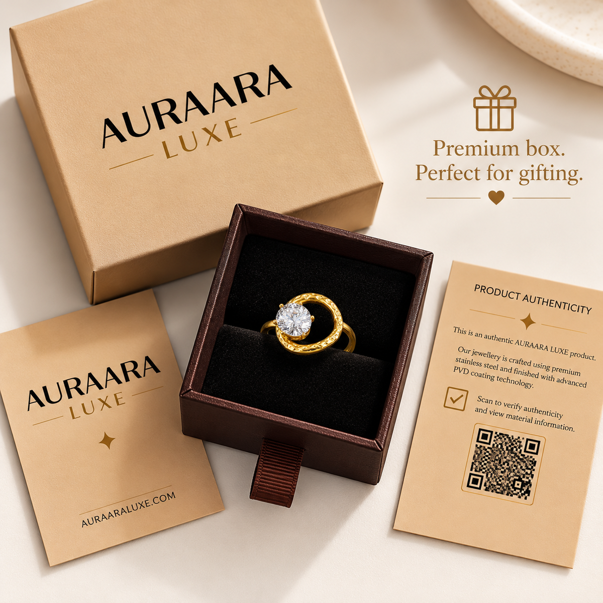 Auraara Halo Ring